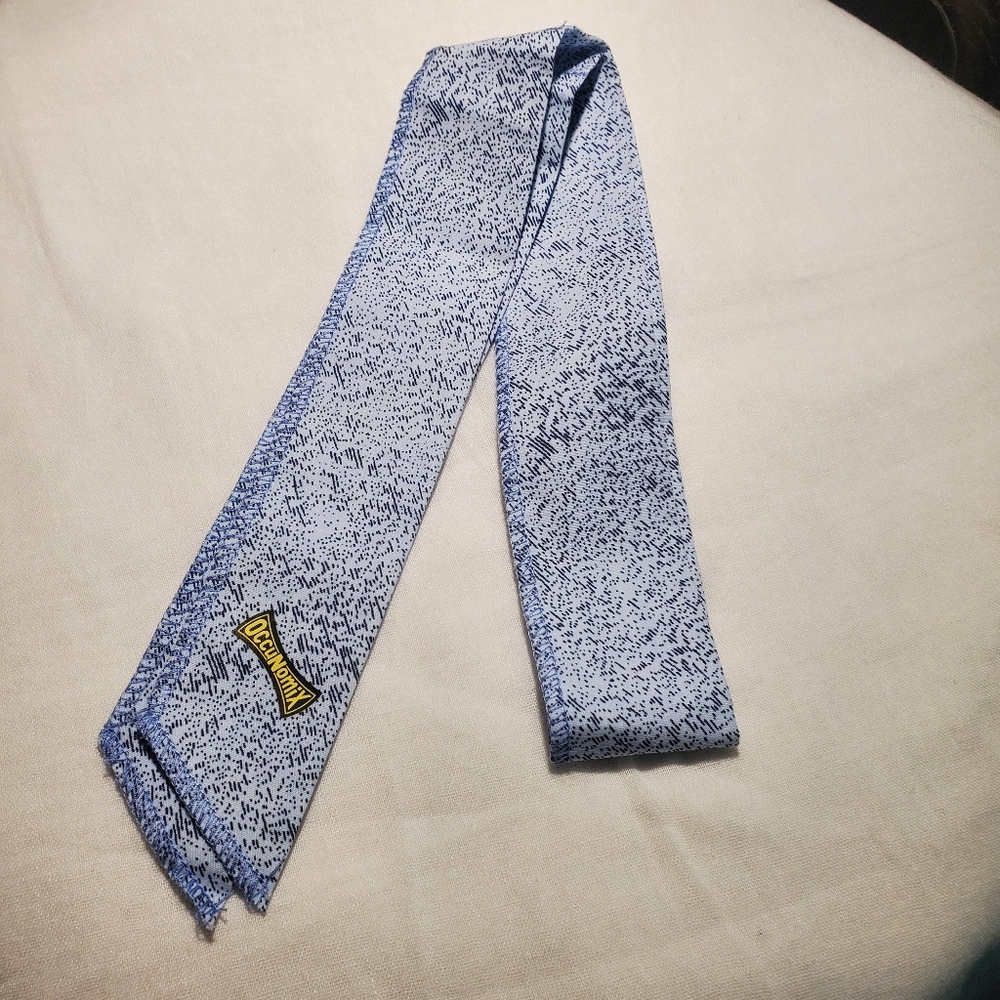 OccuNomix Bandana Headband Necktie Evaporative Cooling Crystals Light Blue NWOT